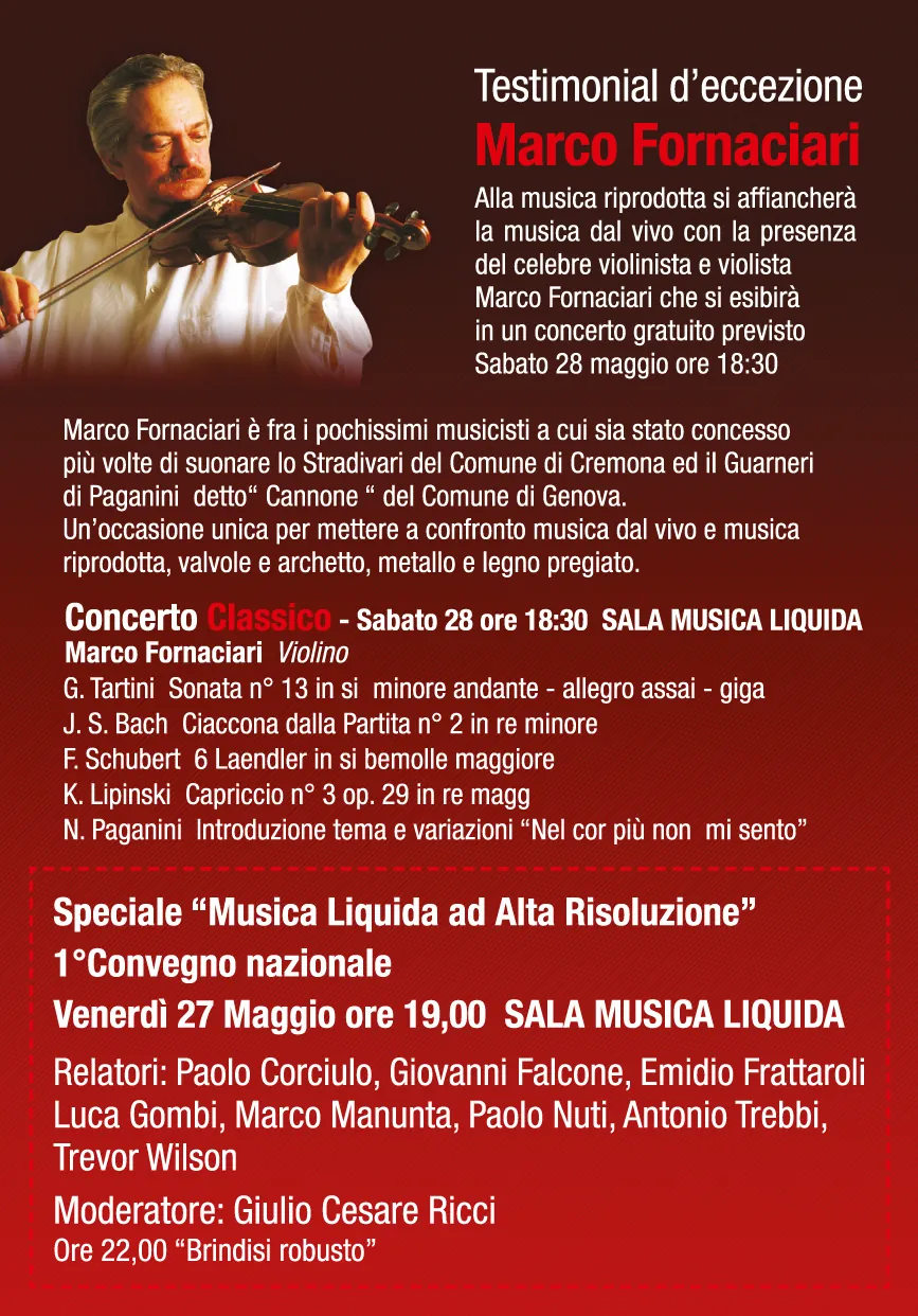 Eventi musicali in alta risoluzione