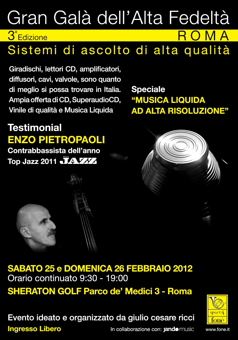 evento musicale gran gala roma 2012