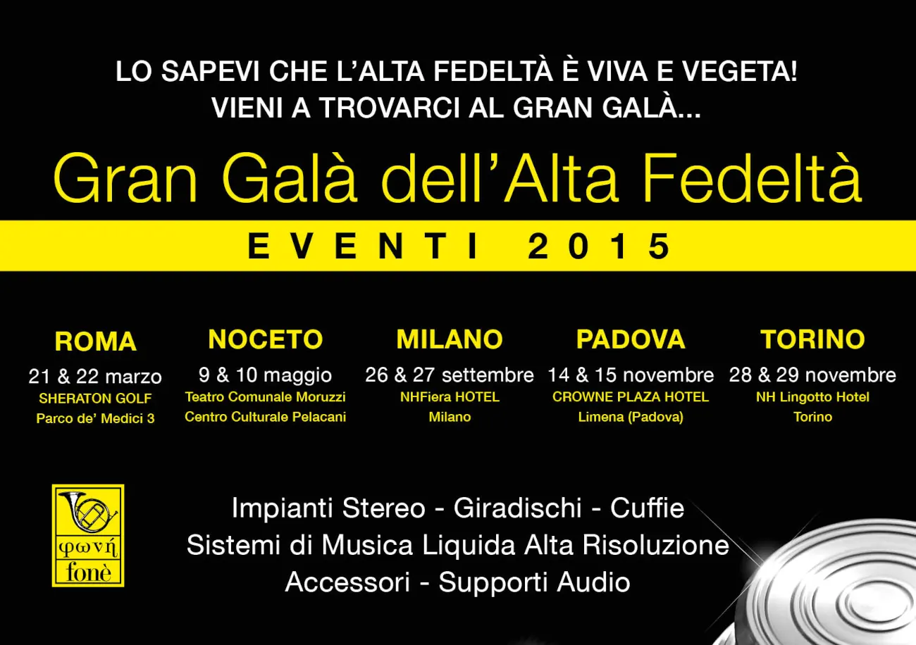 eventi musicali gran gala 2015