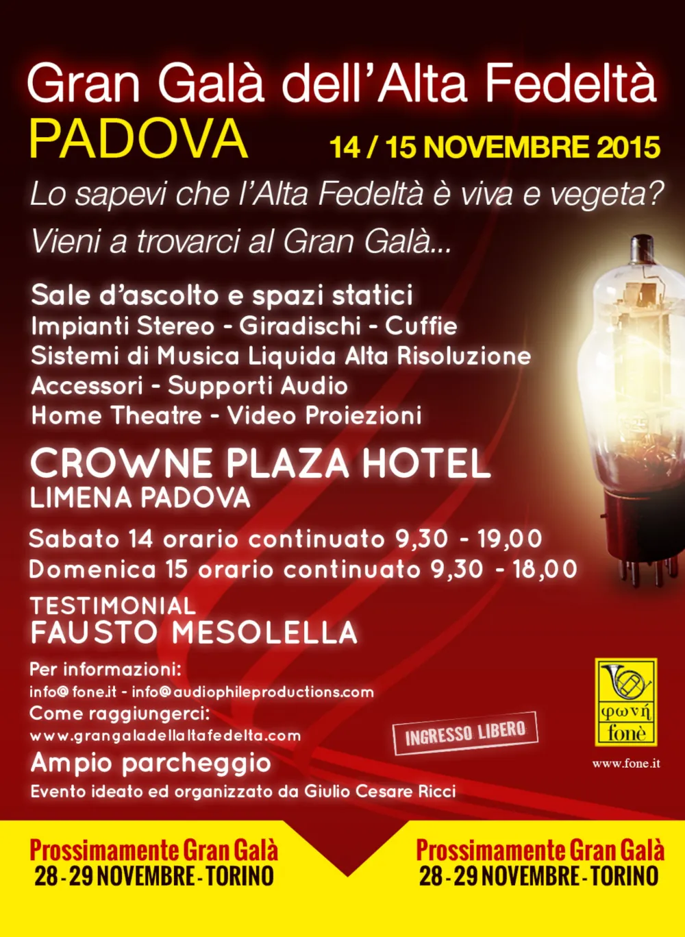 evento musicale gran gala padova 2015