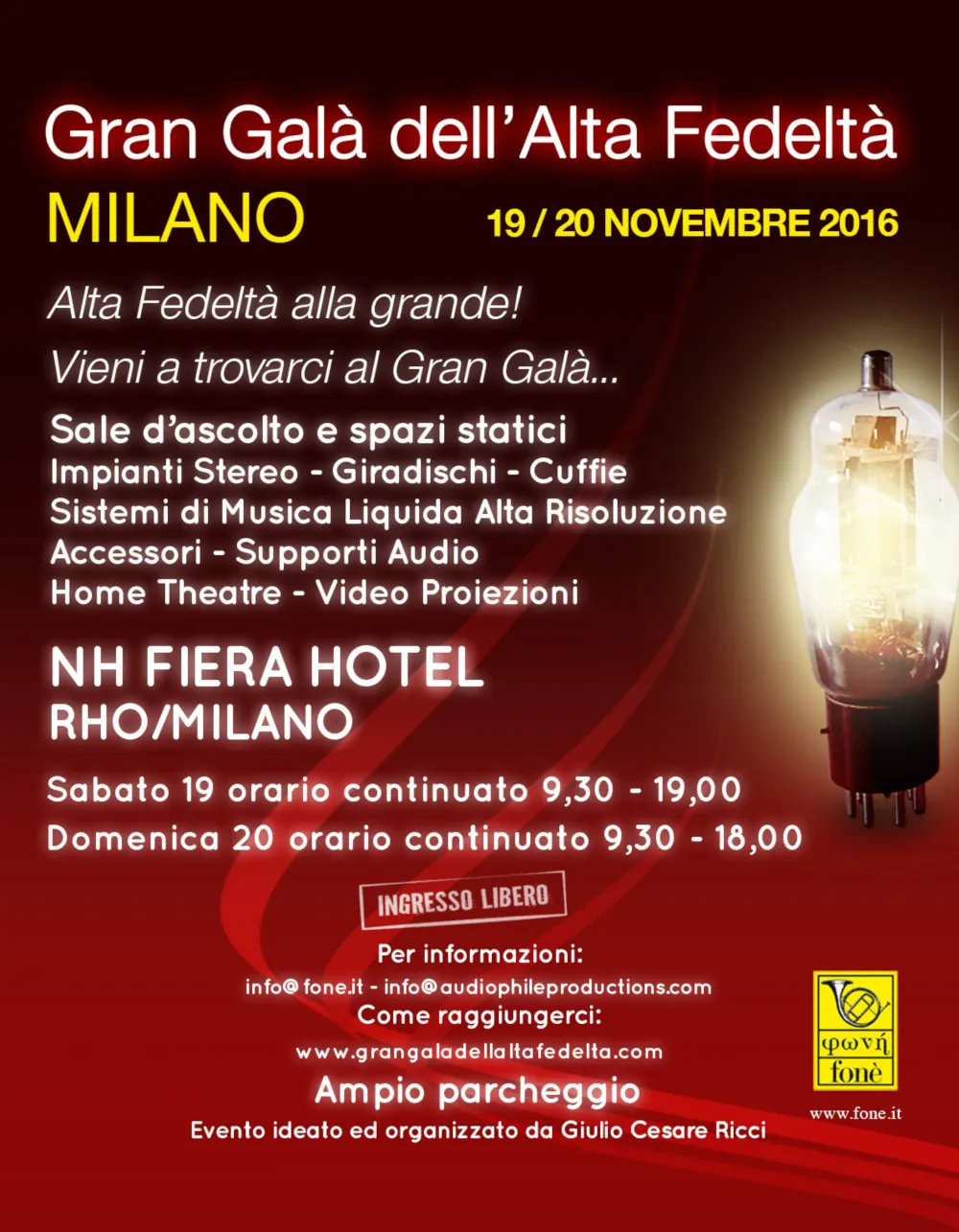 evento musicale gran gala milano 2016