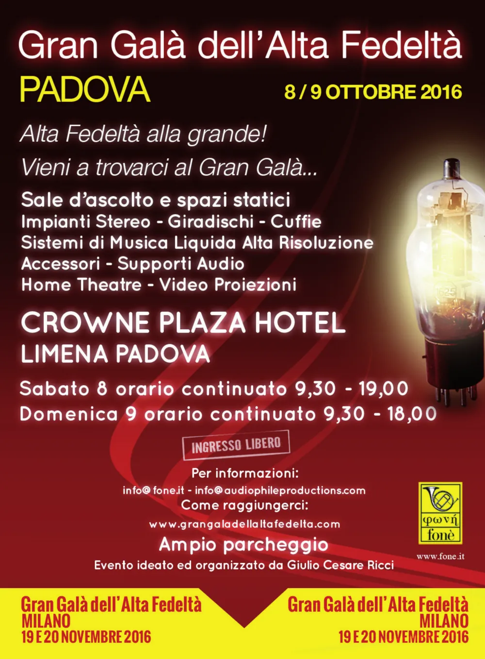 evento musicale gran gala padova 2016