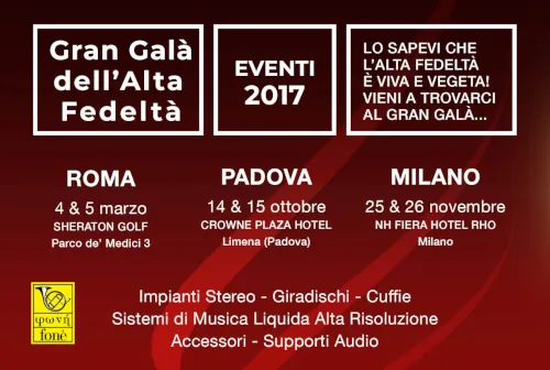 eventi musicali 2017