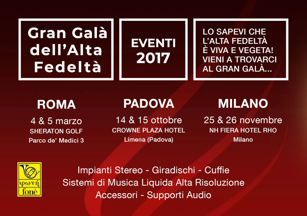 eventi musicali gran gala 2017