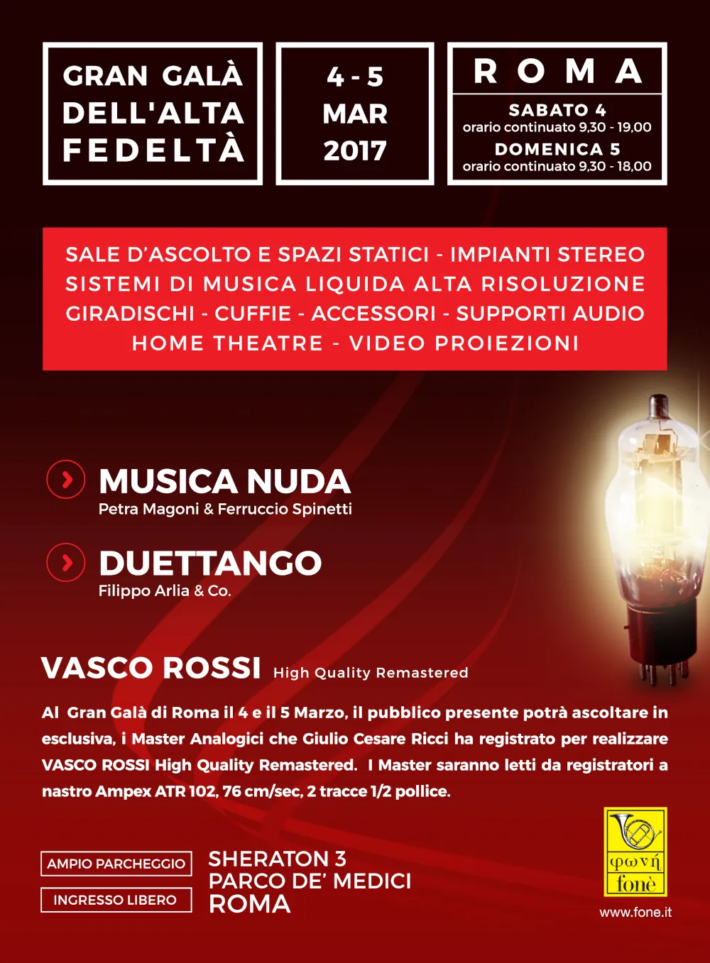 evento musicale gran gala roma 2017