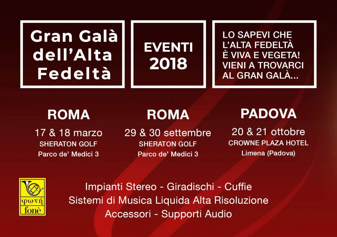 eventi musicali gran gala 2018