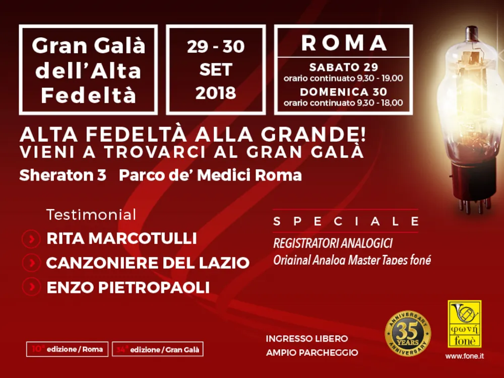 evento musicale gran gala roma settembre 2018