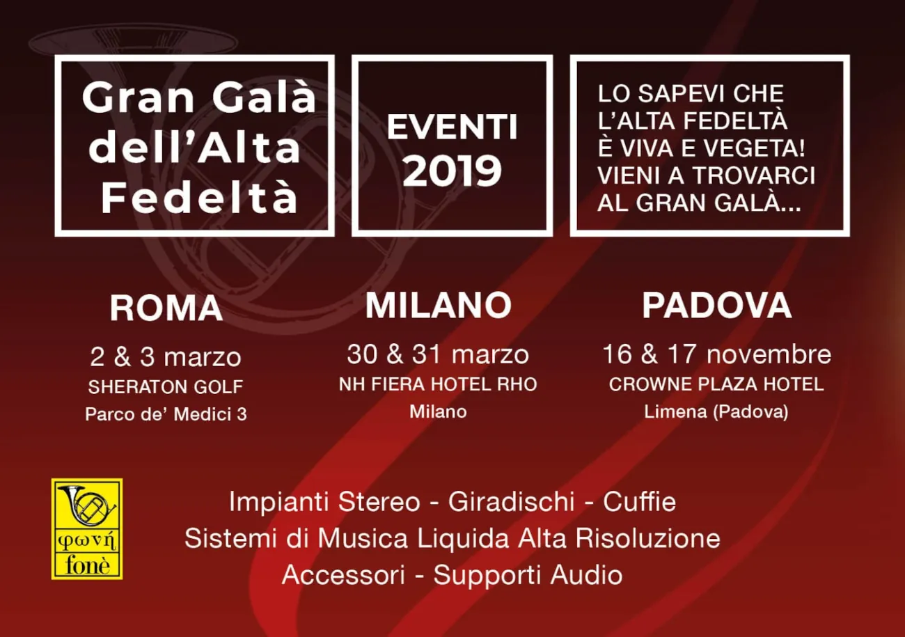 eventi musicali gran gala 2019