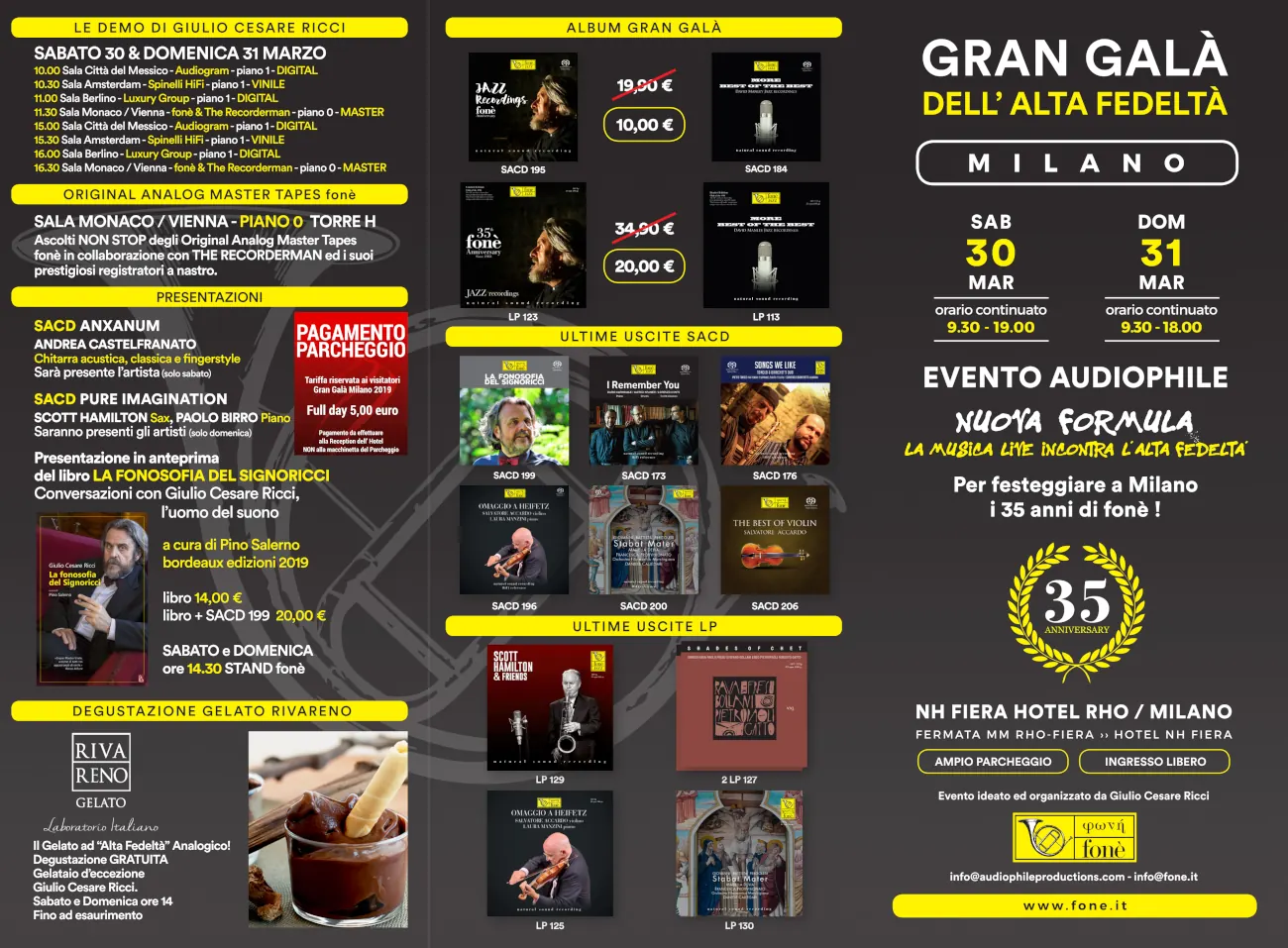 Eventi musicali in alta risoluzione